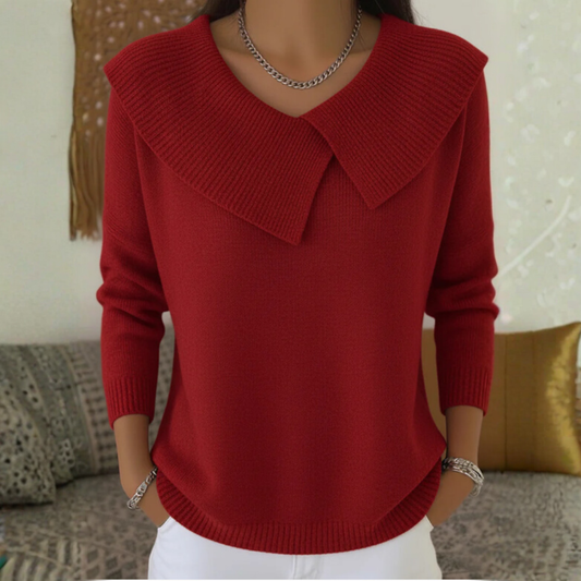 Lucia | Warm sweater with soft collar